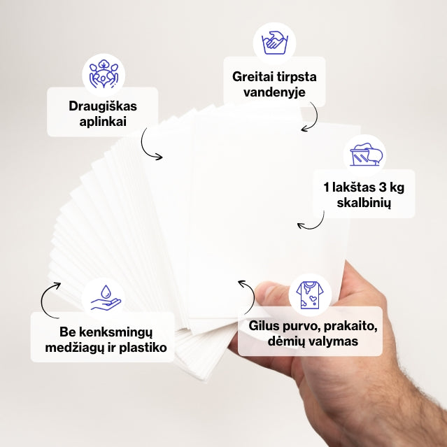 Noreo ekologiški skalbimo lakštai
